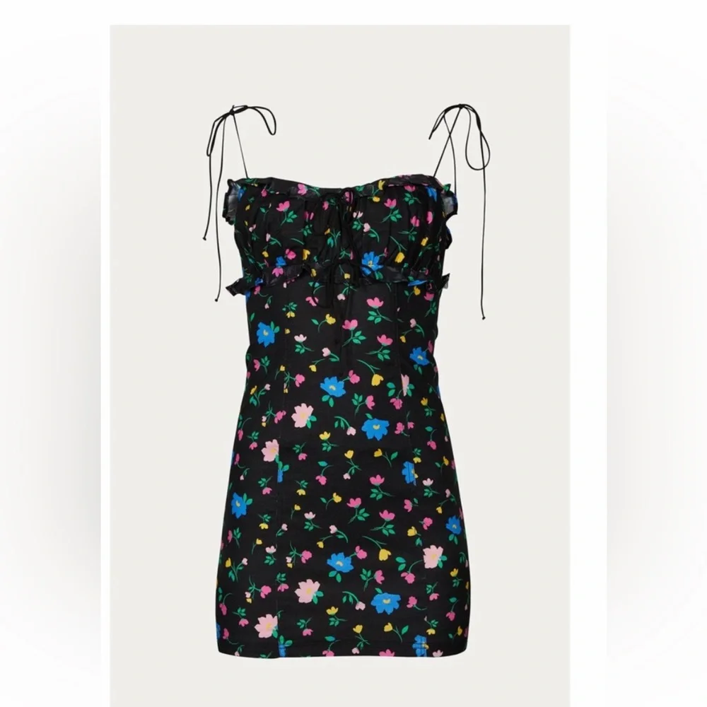 embellished mini dress gold Sydnie Sequin-Embellished Strapless Mini Dress L